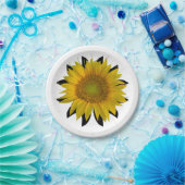 Zonnebloem Papieren Bordje (Feest)