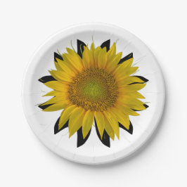 Zonnebloem Papieren Bordje