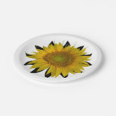 Zonnebloem Papieren Bordje (Gekanteld)