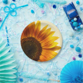 Zonnebloem Papieren Bordje (Feest)