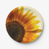 Zonnebloem Papieren Bordje (Voorkant)