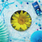 Zonnebloem Papieren Bordje (Feest)