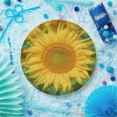 Zonnebloem Papieren Bordje (Feest)