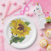 Zonnebloem Papieren Bordje (Feest)