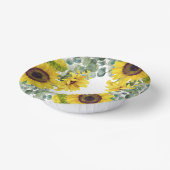 Zonnebloem Papieren Kommen (Gebogen)