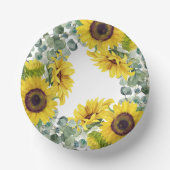 Zonnebloem Papieren Kommen (Voorkant)