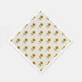 Zonnebloem Papieren Servetten (Hoek)