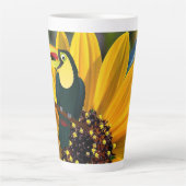 Zonnebloem Parrot Latte Mok (Voorkant)