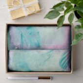 Zonnebloem Pastel Geel Blauwgroen Antiek Tissuepapier (Geschenk)