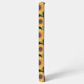 Zonnebloem Patroon Leuke Bloemen Inspirivity Samsung Galaxy Hoesje (Linkerkant)