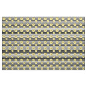 Zonnebloem Patroon Zwart & Wit Stripe Stof (Yard (91,4 cm))