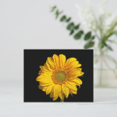 Zonnebloem pc arc4 briefkaart (Staand voorkant)