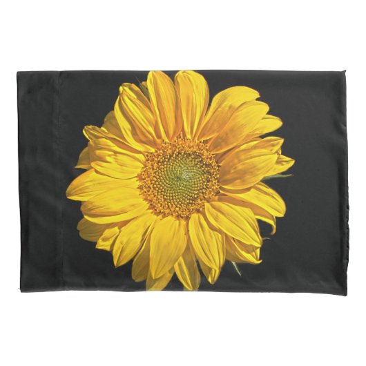 Zonnebloem pccna kussensloop (Voorkant)