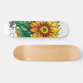 Zonnebloem Persoonlijk Skateboard (Horizontaal)