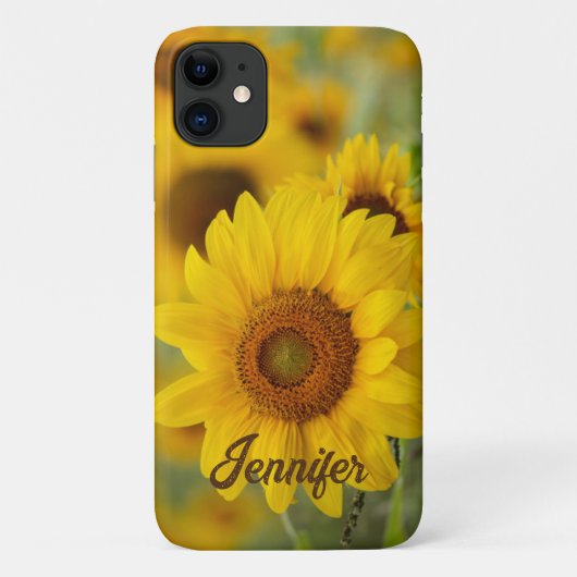 Zonnebloem Persoonlijke Mobiele Telefoonhoes iPhon Case-Mate iPhone Case (Achterkant)