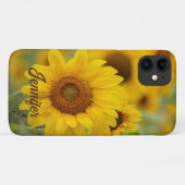 Zonnebloem Persoonlijke Mobiele Telefoonhoes iPhon Case-Mate iPhone Case (Achterkant (horizontaal))