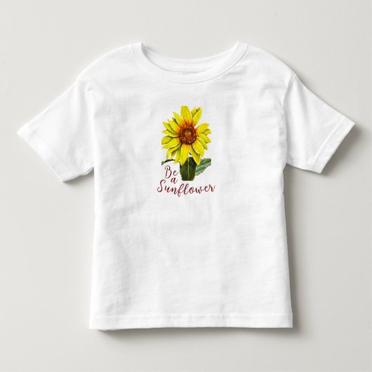 Zonnebloem Peuter T-Shirt (Voorkant)