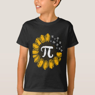 Zonnebloem Pi Dag Koele Wiskunde Symbolen Docent S T-shirt
