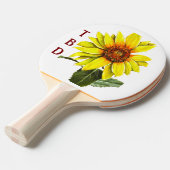 Zonnebloem Ping Pong Paddle Tafeltennisbatje (Voorkant Gekanteld)