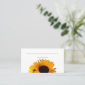 Zonnebloem Place Card (3,5" x 2,0", 100 pack) Plaatskaartje (Staand voorkant)
