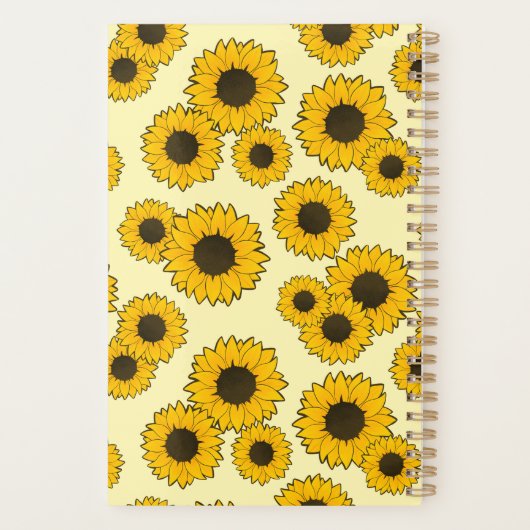 Zonnebloem Planner (Achterkant)