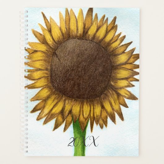  zonnebloem planner (Voorkant)