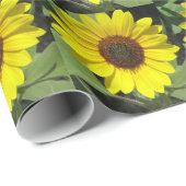Zonnebloem Plant Cadeaupapier (Rol Hoek)