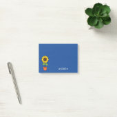 Zonnebloem Plant in een Pot Personaliseren Post-it® Notes (Kantoor)