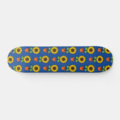 Zonnebloem Plant in een potpatroon Persoonlijk Skateboard (Horizontaal)