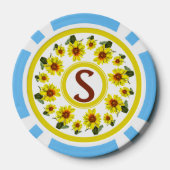 Zonnebloem Poker Chip (Achterkant)