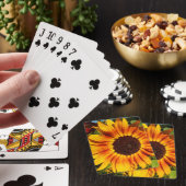 Zonnebloem Pokerkaarten (Insitu)