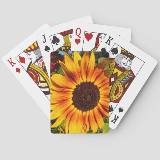 Zonnebloem Pokerkaarten (Achterkant)
