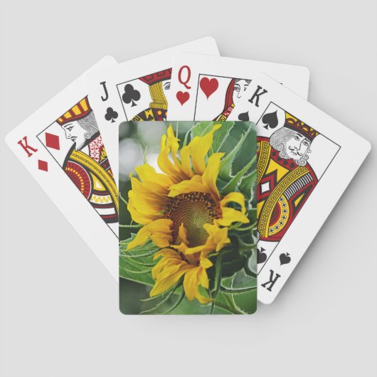 Zonnebloem Pokerkaarten (Achterkant)