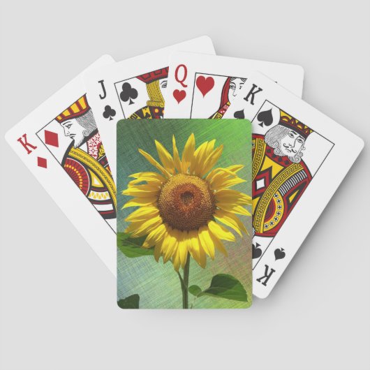 Zonnebloem Pokerkaarten (Achterkant)