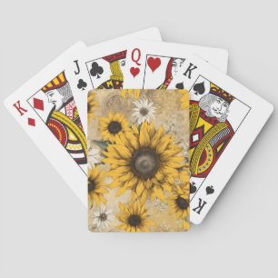 Zonnebloem Pokerkaarten