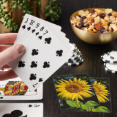 Zonnebloem Pokerkaarten (Insitu)