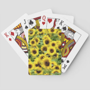 Zonnebloem Pokerkaarten