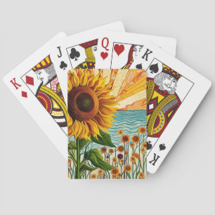 Zonnebloem Pokerkaarten