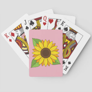 Zonnebloem Pokerkaarten