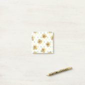 Zonnebloem Polka Dot Sticky Notes (Op bureau)