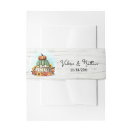 Zonnebloem Pompoen Landelijke Landelijke Herfst Bo Uitnodigingen Wikkel