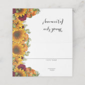 Zonnebloem, Pompoen & Rozen Plaatskaarten Plaatskaartje (Buitenkant ongevouwen)