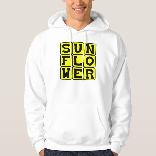 Zonnebloem, Populaire Bloem Hoodie (Voorkant)