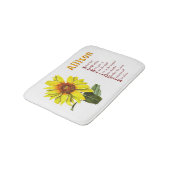 Zonnebloem Positieve Stimulering Badmat (Gekanteld)