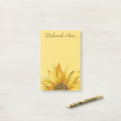 Zonnebloem Post-it® Notes (Op bureau)