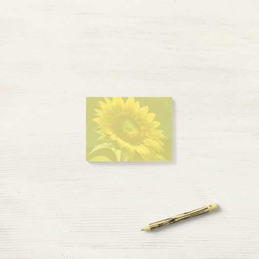 Zonnebloem Post-it® Notes (Op bureau)