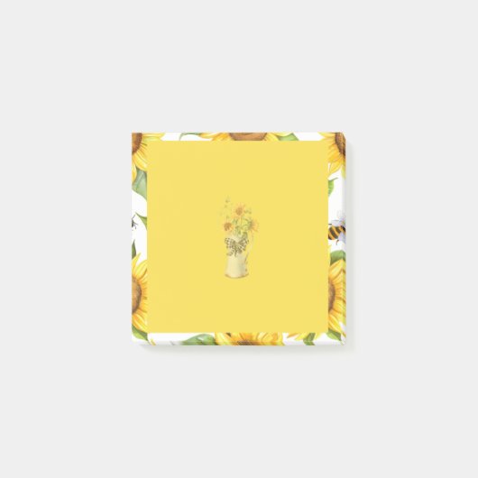 Zonnebloem Post-it® Notes (Voorkant)