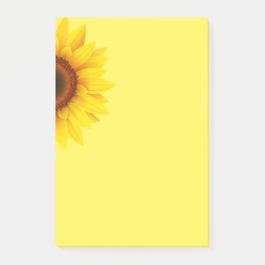 Zonnebloem Post-it® Notes (Voorkant)