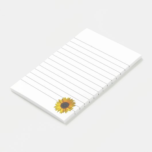 Zonnebloem Post-it® Notes (Schuin)