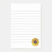 Zonnebloem Post-it® Notes (Voorkant)